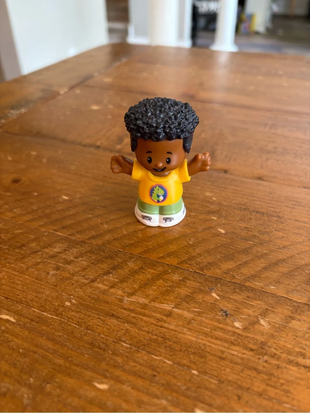 Fisher Price Little People boy Dino shirt as is